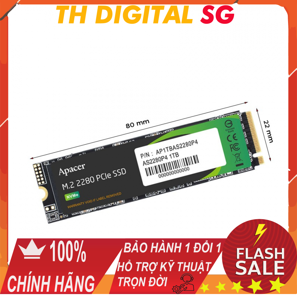 Ổ cứng SSD Apacer AS2280P4 256GB M2 NVMe Gen3x4 – AP256GAS2280P4-1 ...