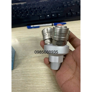 [ hàng xịn ] Đầu Chia Hơi 3 Chạc Nhật , Bộ Chia Hơi Máy Nén Khí 3 Đầu Ra