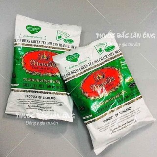 Trà thái xanh 100g, nguyên liệu làm trà sữa Thái Lan tại nhà, thơm ngon, đậm vị, có tách bán lẻ