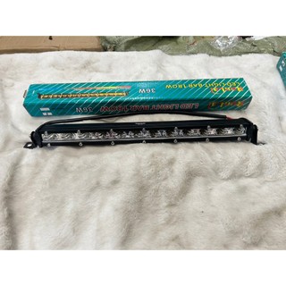 Đèn led trợ sáng, led cây 1 hàng Runlai trắng, vàng dùng chung điện 12v và 24v