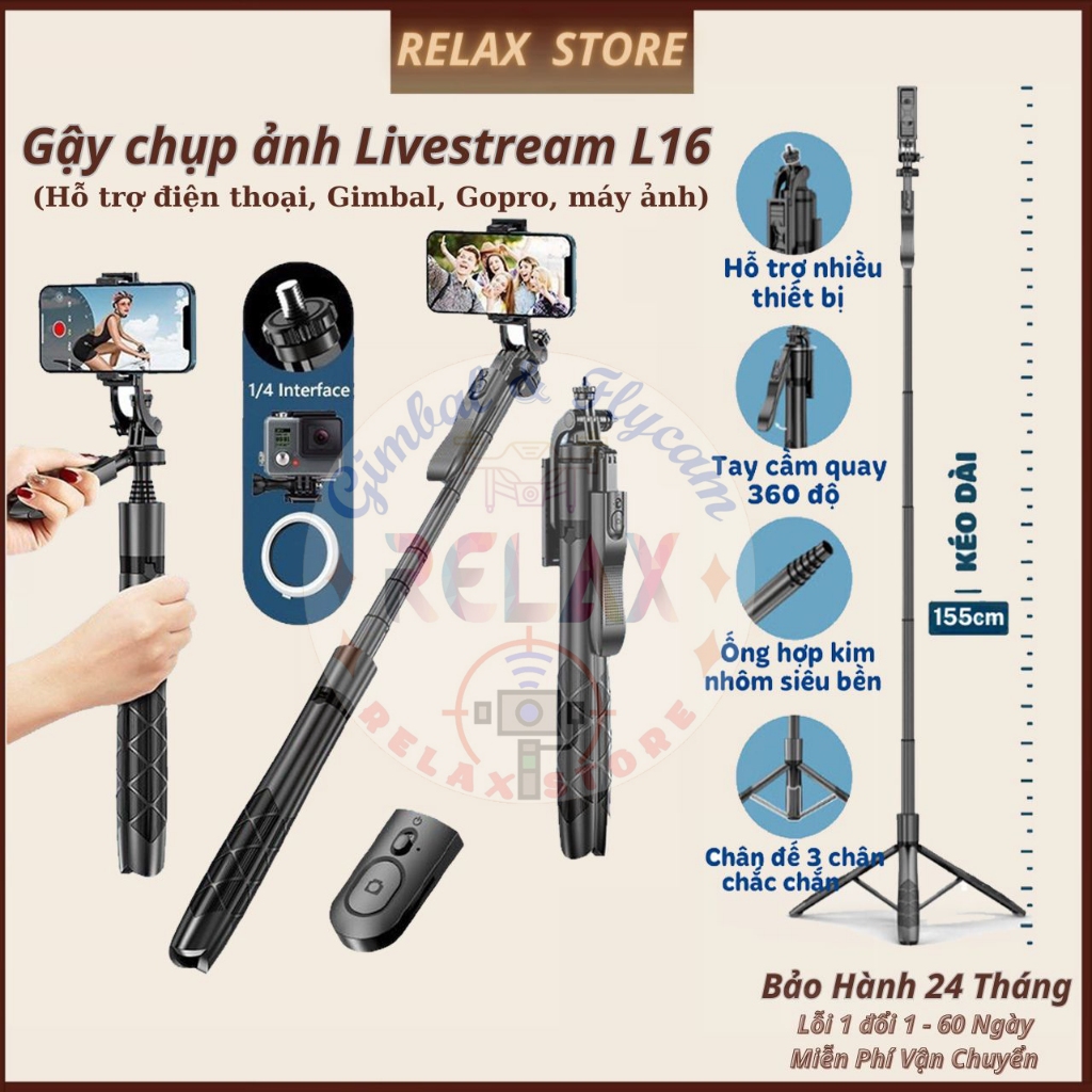 Cây Livestream điện thoại có đèn Z229 ZLIFE Gậy chụp ảnh, Quay TikTok ...