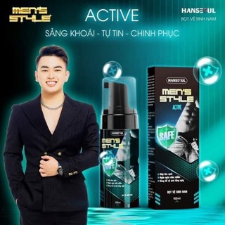 Bọt vệ sinh nam Men'sty active( mua 2 chai bất kì tặng một son lăn nách)