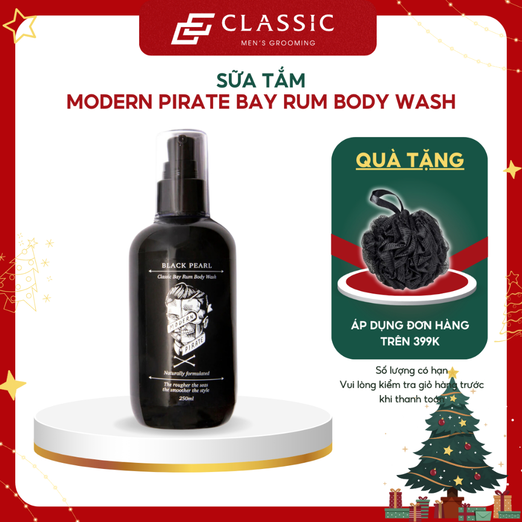 Sữa tắm Modern Pirate Classic Bay Rum Body Wash 250ml Shopee Việt Nam