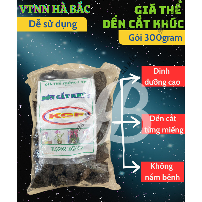 Giá Thể Trồng Lan - Dớn Cắt Khúc KGF hiệu NewZita - Giữ Ẩm Tốt, Thoát Nước Nhanh, Nhẹ Giàn, Thoáng Bộ Rễ