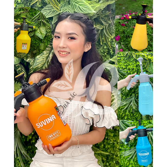 Bình Xịt Tay Tưới Cây (1.5 Lít, 1.8 Lít, 2 Lít, 2.5 Lít) Suvina - Công Nghệ Nhật Bản - [Hàng Chính Hãng]