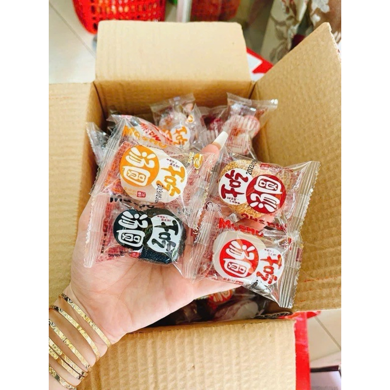 HỘP 2kg bánh mochi tròn mix vị- loại ngon date mới