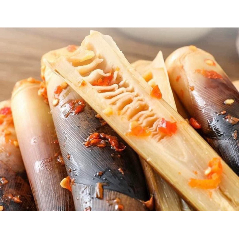 [Sỉ thùng 20 gói ]  Măng Trúc cay Tứ Xuyên ngâm ớt đỏ 400g, giòn ngon vị đặc sản