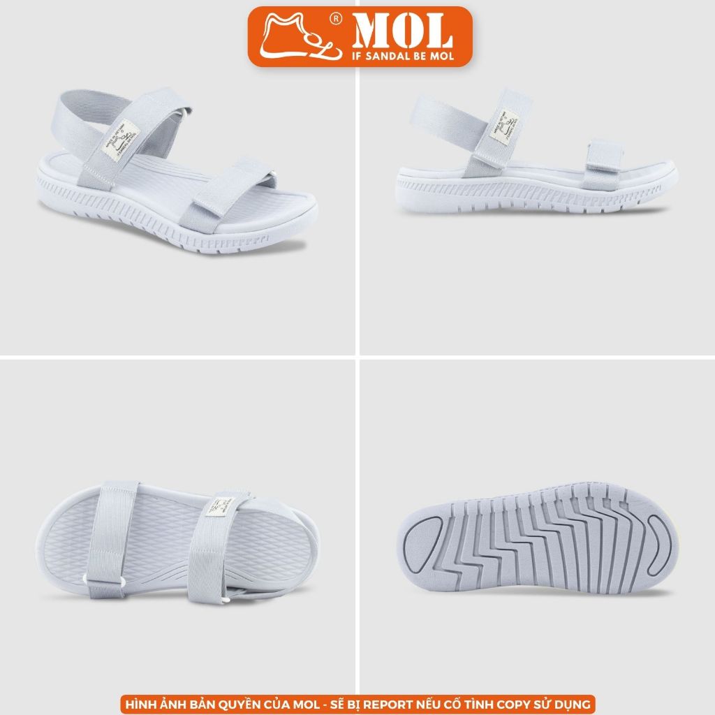 Ảnh Giày sandal Zenstep siêu nhẹ nam nữ hiệu MOL 2 quai ngang MS3 3