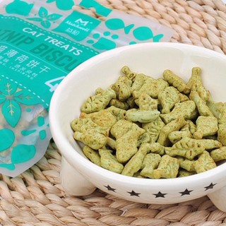 Bánh Thưởng Cho Mèo Catnip Biscuit gói 40g Biscuits Bánh Cá Tiêu Búi Lông & Giảm Hôi Miệng