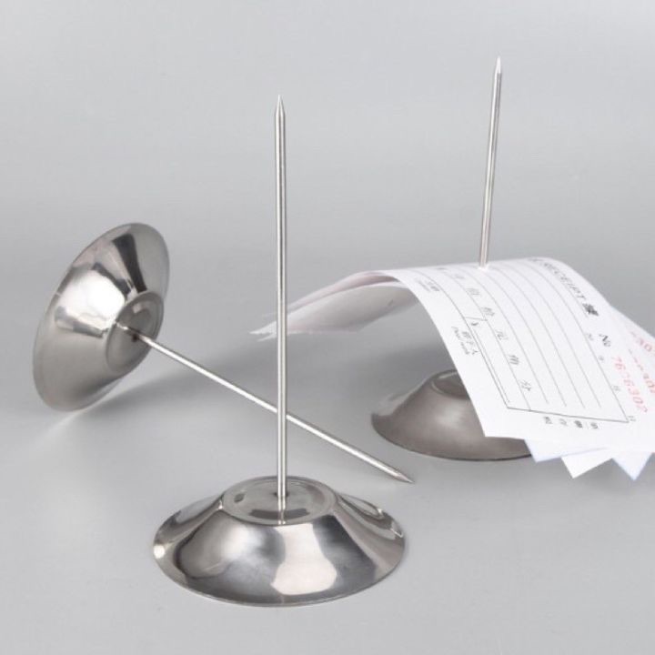 Cây ghim bill giấy hóa đơn, cây cắm giấy, order, xiên order inox ...
