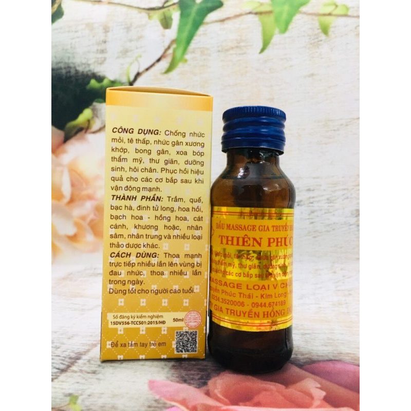 DẦU MASSAGE XOA BÓP THIÊN PHÚC 50ML