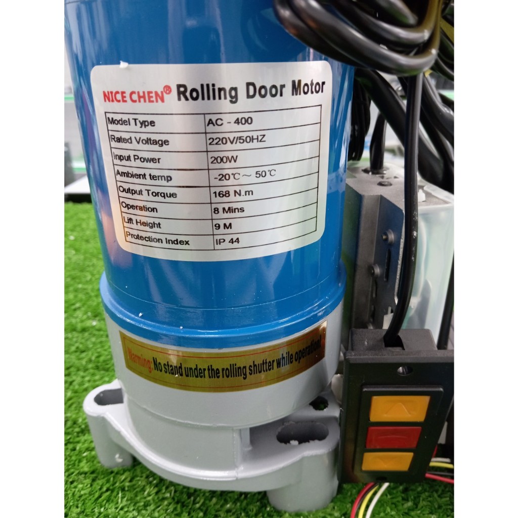 Mô tơ kéo mái bạt mái xếp  Nice chen AC400 (motor + hộp nhận + puly)