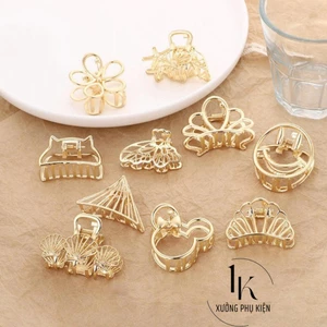 Kẹp Tóc Kim Loại Nhiều Hình Dáng - Bản Nhỏ Cho Nữ 1