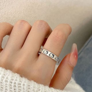 [🔥 XƯỞNG SALE 1K 🔥] Nhẫn Hở Mạ Bạc 925 Nữ Xưởng Phụ Kiện 1K Đính Đá Zircon Phong Cách Hàn Quốc