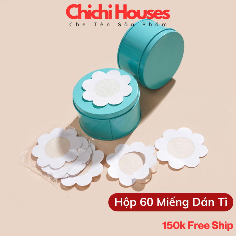 60 Miếng dán ngực, dán ti giấy cao cấp, đi biển thoải mái, nhỏ gọn ...