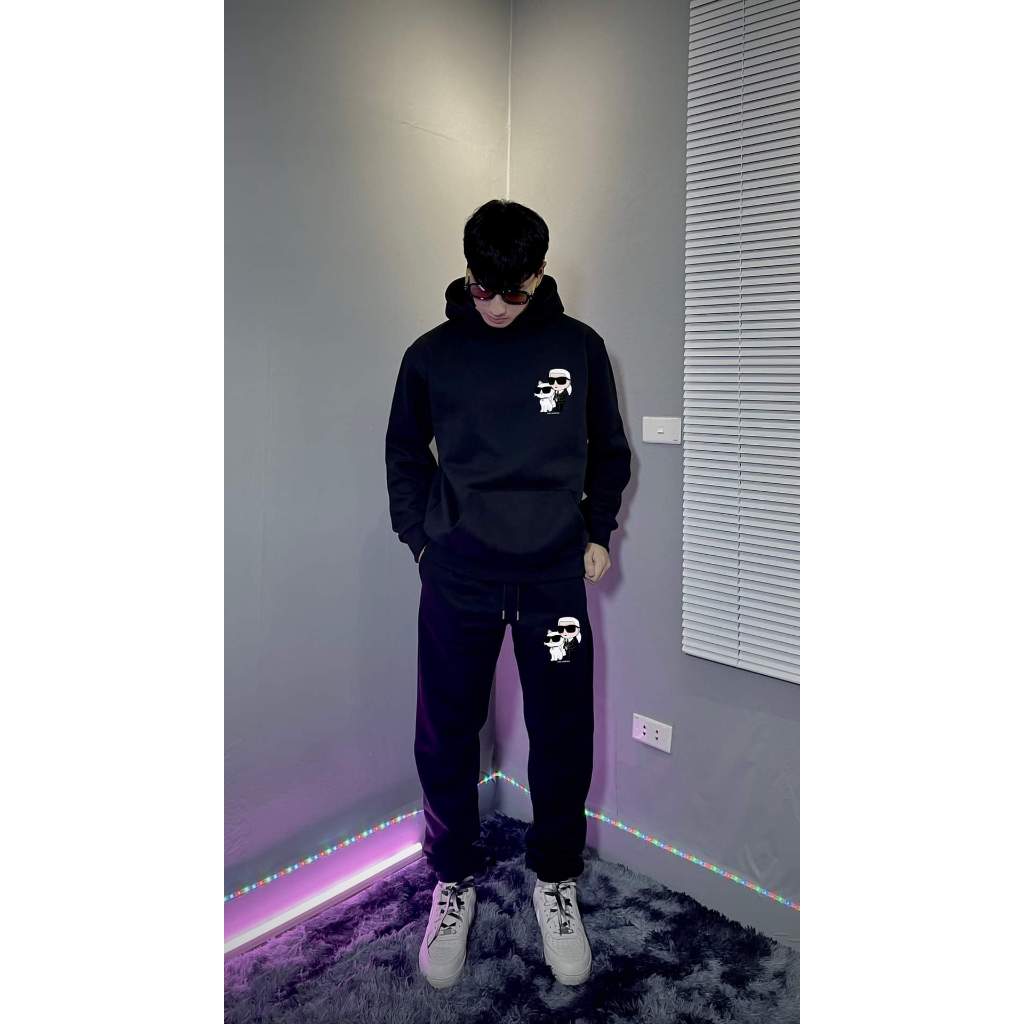 Bộ Thể Thao Hoodie Nam Nữ Phối Hình Siêu Đẹp Sành Điệu Trẻ Trung Chất Liệu Nỉ Ngoại Mềm Mịn Siêu Dày Dặn Cực Ấm Áp