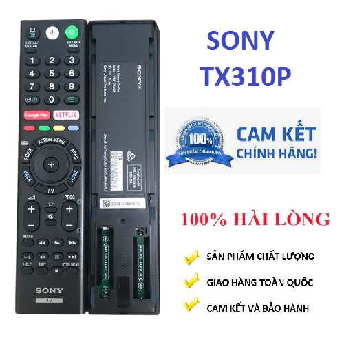 Remote Điều khiển tivi Sony giọng nói RMF-TX310P Chính hãng | Shopee ...