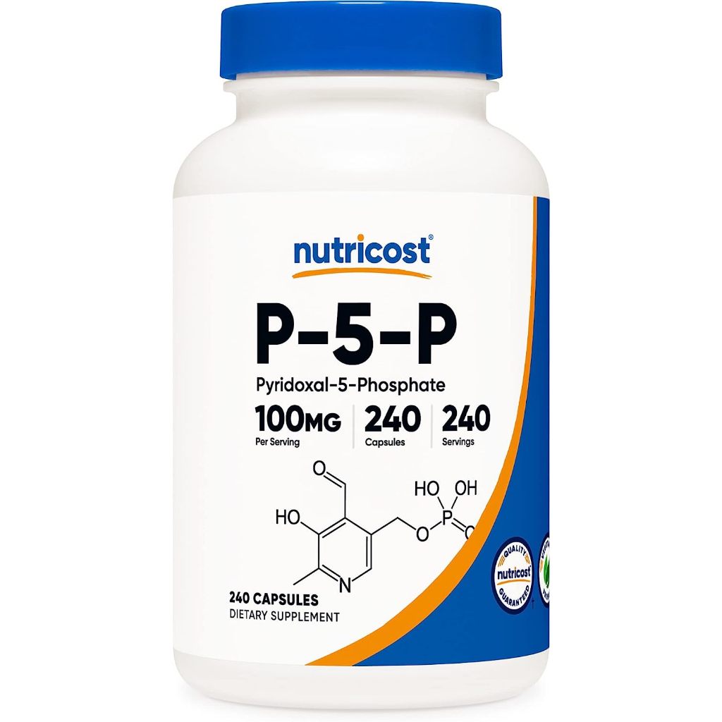 Nutricost P5P 100mg 240 viên Bổ sung Vitamin B6 Pyridoxal Phosphate