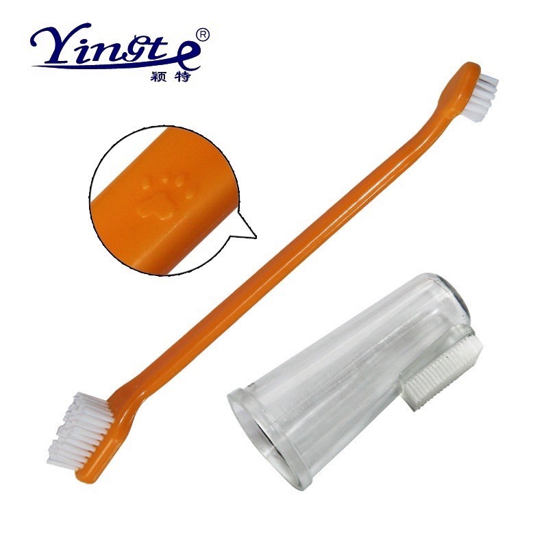 Kem đánh răng cho chó mèo Dental Care ( tặng kèm bàn chải), kem đánh răng chống hôi miệng cho Thú Cưng