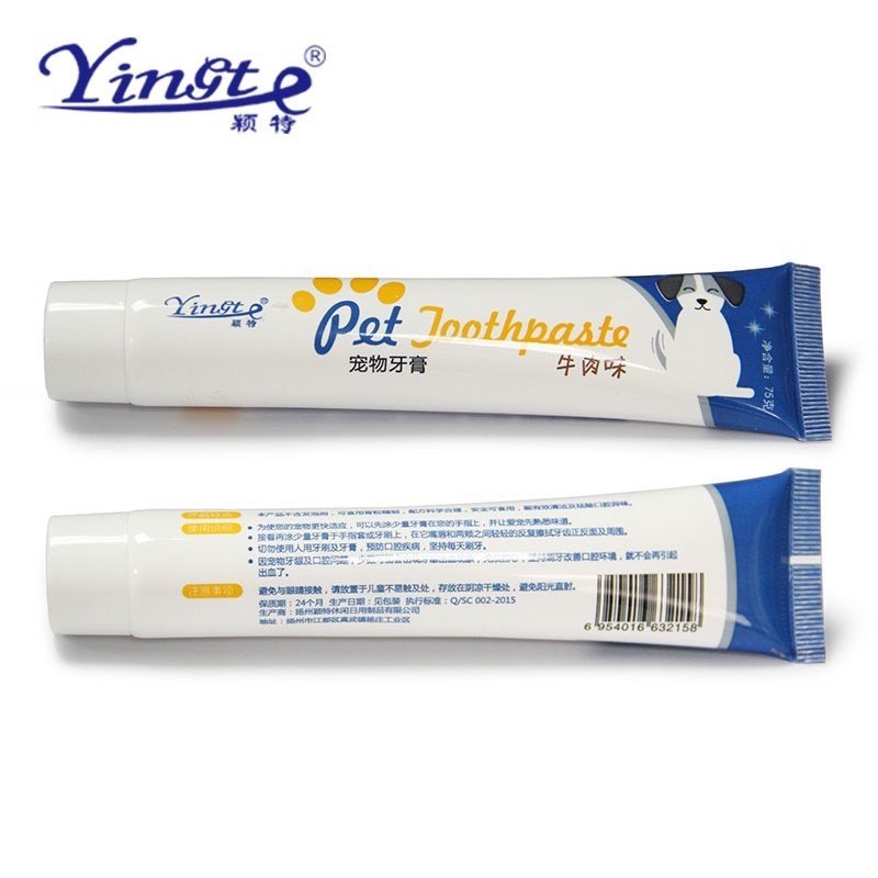 Kem đánh răng cho chó mèo Dental Care ( tặng kèm bàn chải), kem đánh răng chống hôi miệng cho Thú Cưng