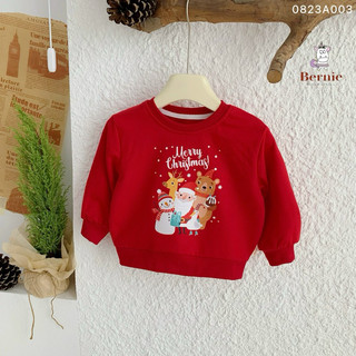 Áo nỉ Noel Giáng Sinh bé trai/ bé gái 1-6 tuổi (9-24kg)
