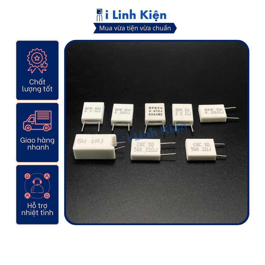 MPC725 5W 0.22 Ohm Resistor – 0.22J+ 0.22J 5 – Single