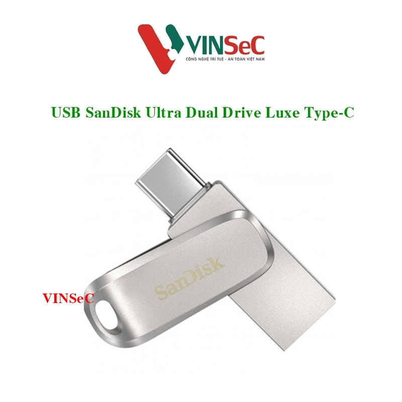 SanDisk Ultra Dual Drive Luxe USB 256GB TypeCTM Flash Drive ( DDC4