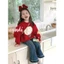 CANDIMIMI Áo Len Giáng Sinh Hình Cây Nấm Dễ Thương - Chất Len Cao Cấp Mềm Mịn Dày Dặn - Unisex Cho Bé Trai Và Bé Gái