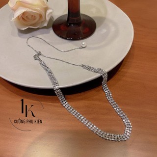 [🔥XƯỞNG SALE SẬP SÀN🔥] Vòng Cổ Choker Đính Đá Siêu Lấp Lánh Đi Tiệc Cá Tính Sang Trọng N238