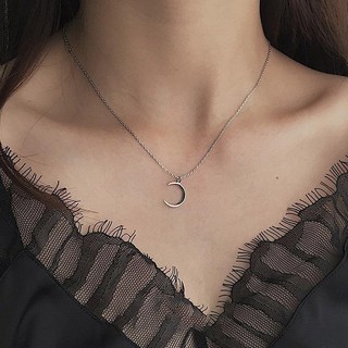 [🔥XƯỞNG SALE 7K 🔥] Dây Chuyền Dây Mảnh Hình Mặt Trăng Khuyết Thanh Lịch Cho Nữ N125