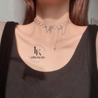 [🔥XƯỞNG SALE SẬP SÀN🔥] Vòng Cổ Nữ Choker Dạng Chuỗi Mặt Bướm Phong Cách Cá Tính N209