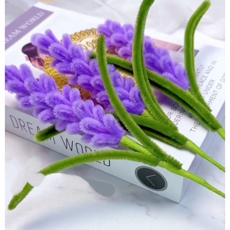 Cành Lavender Kẽm Nhung, Cành Hoa Oải Hương Quà Tặng Siêu Đẹp