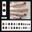 Các mẫu Nail box móng tay giả 24 móng form ngắn hoạ tiết cute
