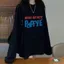 Áo sweater nữ HappyFamily - Mẫu áo khoác form rộng oversize họa tiết tự chọn sắc đen chất nỉ da cá cao cấp