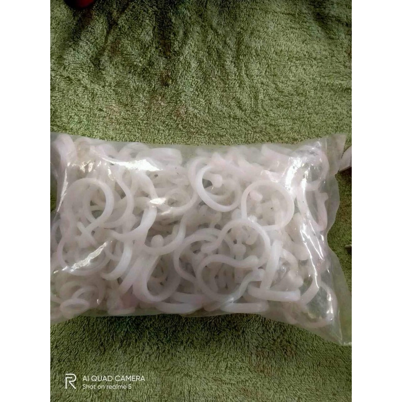 Bộ 20 MÓC  KHOEN NHỰA  RỜI - MAY RIDO RÈM MÀN CỬA ,RÈM THAY ĐỒ
