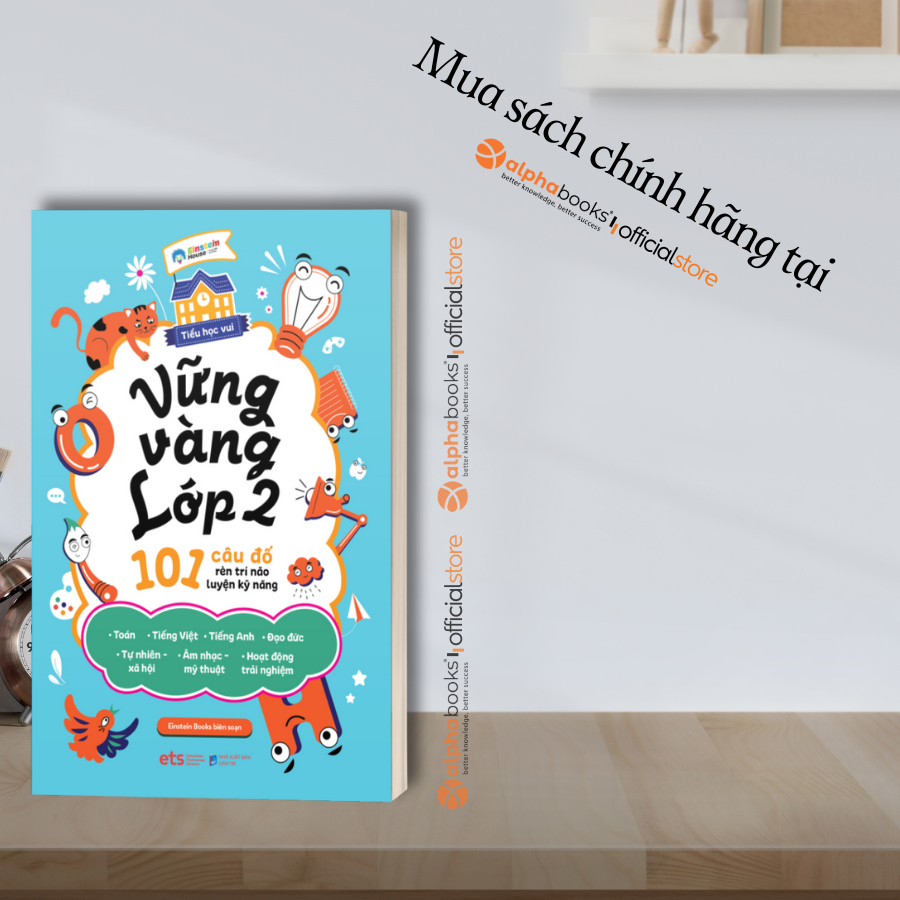 Sách: Vững Vàng Lớp 2 - 101 Câu Đố Rèn Trí Não, Luyện Kỹ Năng (ETS)