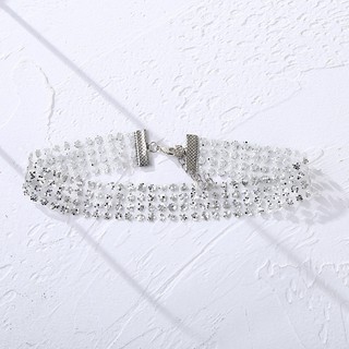[🔥XƯỞNG SALE 5K 🔥] Vòng cổ dây chuyền choker nữ lưới đính đá phong cách cá tính