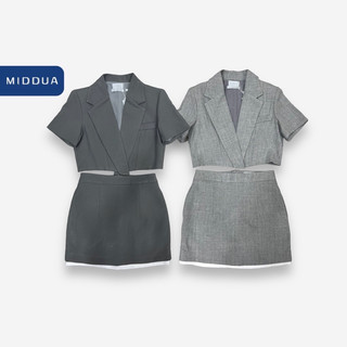 MIDDUA - Set vest áo váy ( áo vest + váy)