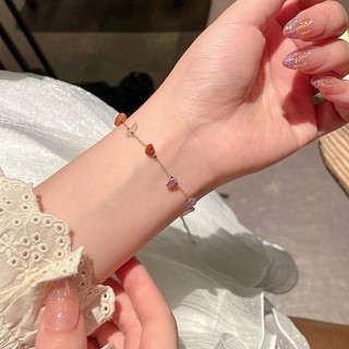 [🔥XƯỞNG SALE SẬP SÀN🔥]Vòng Tay Chuỗi Hạt Đá Nhiều Màu Sắc Đơn Giản Thanh Lịch Cho Nữ