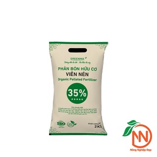 Phân Bò GREENMA Gói 2kg | Phân Bón Hữu Cơ Viên Nén
