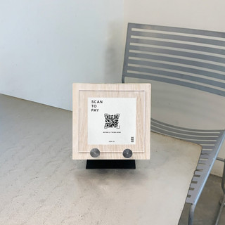 Bảng Gắn Mã QR ADOR Để Bàn, Bảng Gỗ Gắn Mã QR Cho Quán Cà Phê, Nhà Hàng