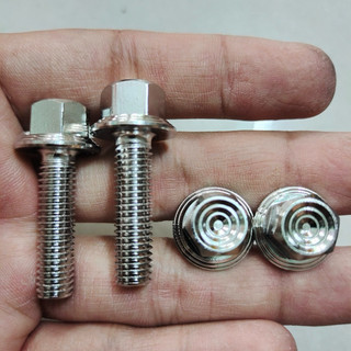[TẶNG L.ĐỀN] COMBO 4 ỐC GÁC CHÂN SALAYA - V2 - EX,SONIC,WIN,DR,WAVE, SATRIA...