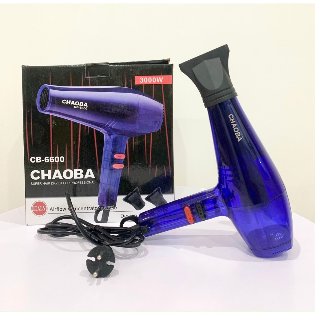 Máy sấy tóc CHAOBA mã CB-6600 sấy khoẻ công suất lên đến 1300W