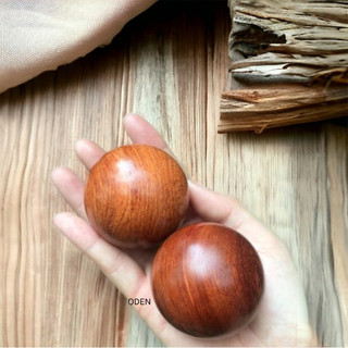 Bóng gỗ kích thước 5cm bằng tự nhiên matsa lòng bàn tay