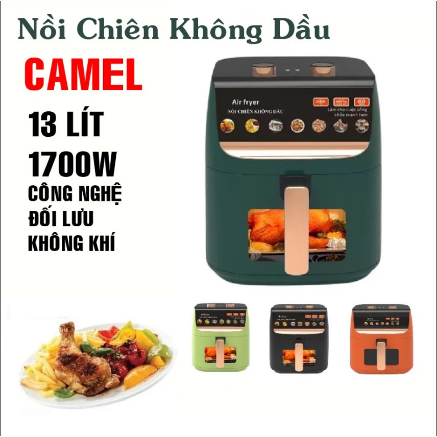 Nồi chiên không dầu CAMEL dung tích 12L-13L-15L nội địa trung cao cấp