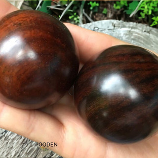 Bóng gỗ kích thước 5cm bằng tự nhiên matsa lòng bàn tay