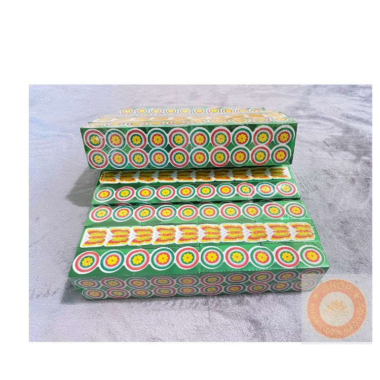 Thỏi Vàng Xanh,Vàng Hoa Cúng Mụ (Lễ Đầy tháng, Thôi Nôi, Đầy Căn)-Nhang Đèn Bảo Lộc