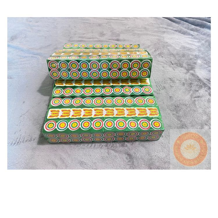 Thỏi Vàng Xanh,Vàng Hoa Cúng Mụ (Lễ Đầy tháng, Thôi Nôi, Đầy Căn)-Nhang Đèn Bảo Lộc