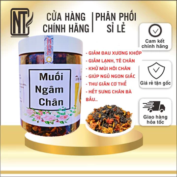 Muối ngâm chân thảo dược - 500g- Hàng loại 1, thuốc ngâm chân, thảo dược ngâm chân