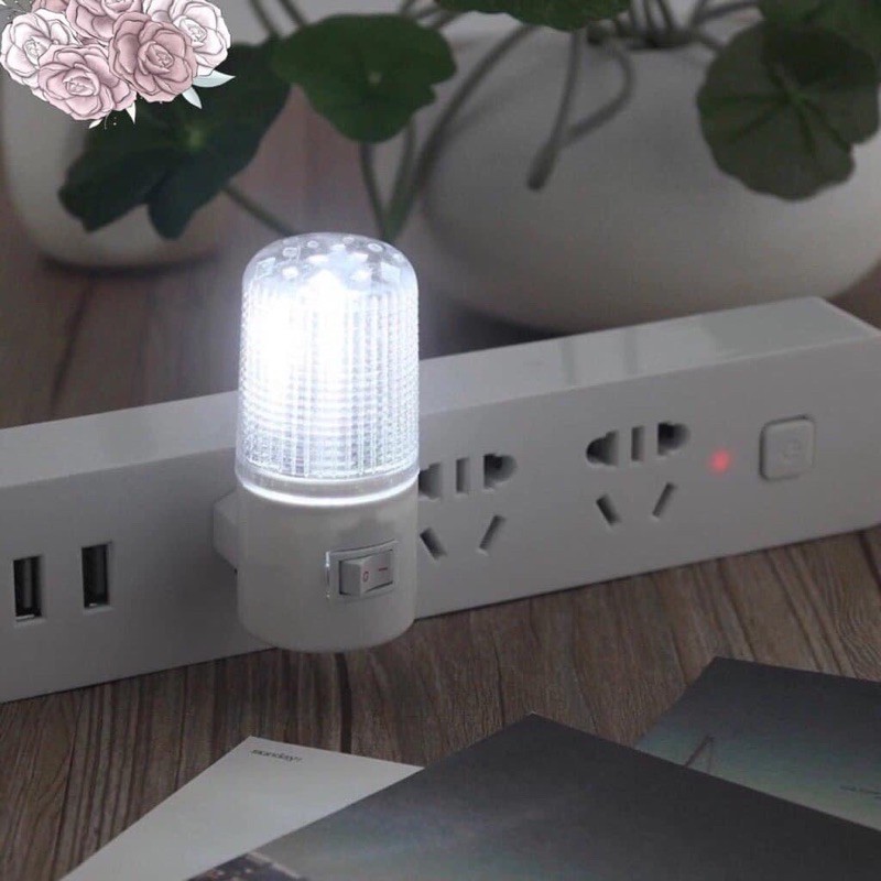Đèn Ngủ 3W Trắng Có Công Tắc/ Quả Trứng Gà và 1 đèn Usb 1W Mini (Trắng/ Vàng) giao ngẫu nhiên. LMS